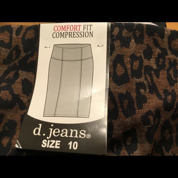 d. jeans Dresses & Skirts - d.jeans pencil skirt leopard print
